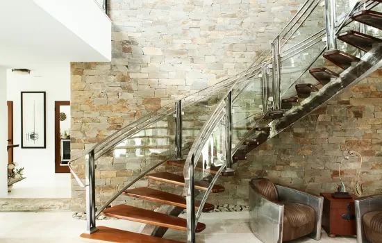 stainless staircase