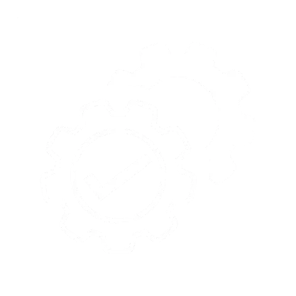 icon with gears